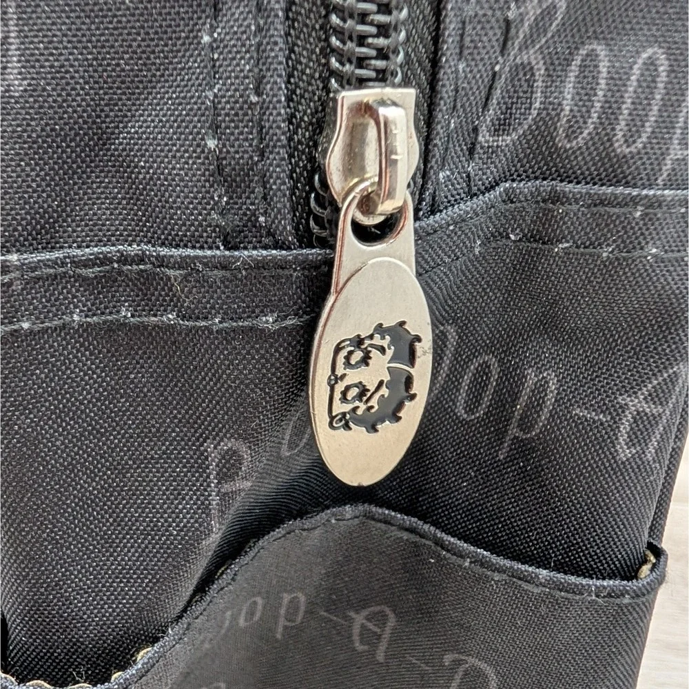 Betty Boop Black Backpack Purse Cartoon Character Kiss Print Boop Oop A Doop Bag